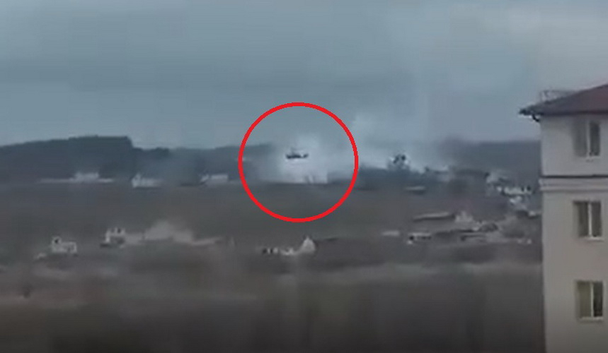 Rusiyanın iki helikopterinin vurulma anı - FOTO + VİDEO