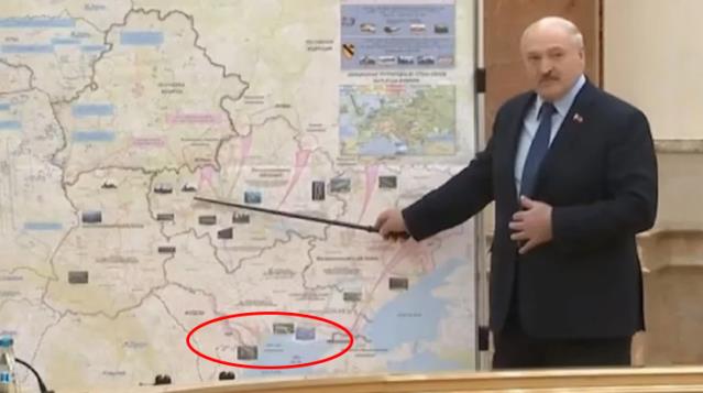 Rusiya Ukraynadan sonra bu ölkəyə hücuma keçəcək: Lukaşenko xəritə üzərində göstərdi - FOTO